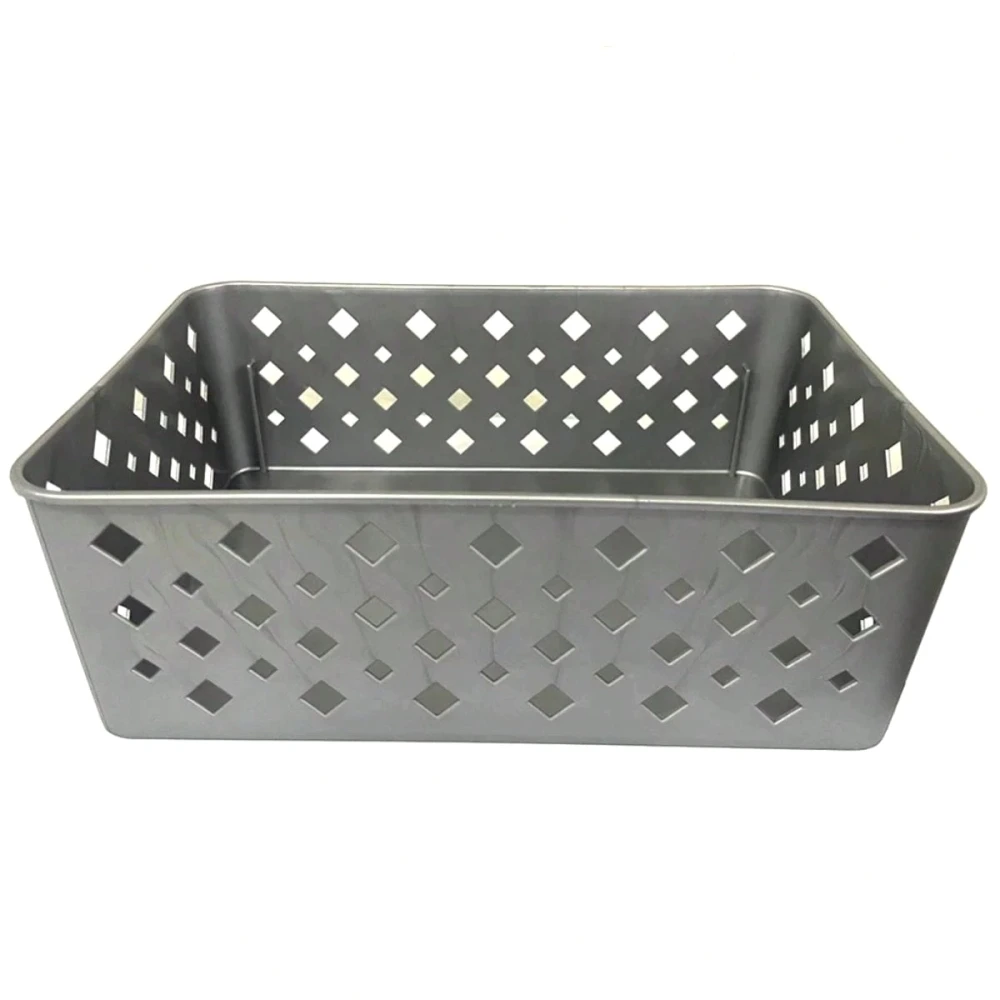 Kit 5 Cestos Organizadores Estreitos Lorvanto Slim Fit para Gaveteiros e Bancadas